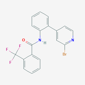 N-[2-(2-bromopyridin-4-yl)phenyl]-2-(trifluoromethyl)benzamide