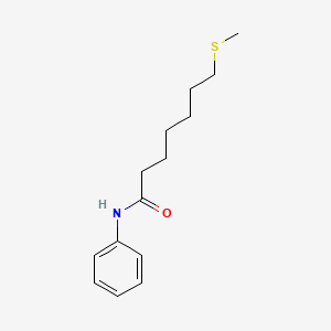 7-methylsulfanyl-N-phenylheptanamide