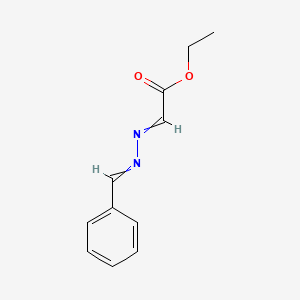 Ethyl (benzylidenehydrazinylidene)acetate