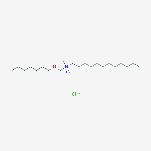 1-Dodecanaminium, N-[(heptyloxy)methyl]-N,N-dimethyl-, chloride