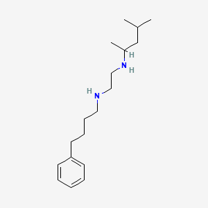 N~1~-(4-Methylpentan-2-yl)-N~2~-(4-phenylbutyl)ethane-1,2-diamine