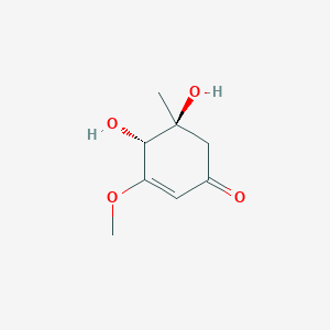 2-Cyclohexen-1-one, 4,5-dihydroxy-3-methoxy-5-methyl-, (4R,5S)-