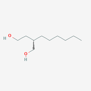 molecular formula C10H22O2 B14211046 (2S)-2-Hexylbutane-1,4-diol CAS No. 827628-88-6