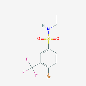 B1421105 4-Bromo-N-ethyl-3-(trifluoromethyl)benzenesulfonamide CAS No. 1020252-99-6
