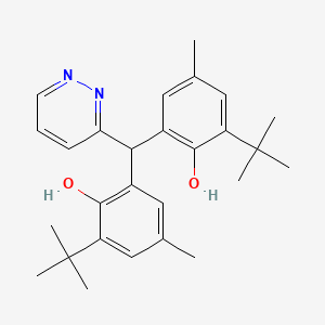 2,2'-[(Pyridazin-3-yl)methylene]bis(6-tert-butyl-4-methylphenol)