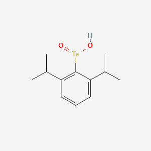 molecular formula C12H18O2Te B14211077 2,6-Di(propan-2-yl)benzene-1-tellurinic acid CAS No. 828300-77-2