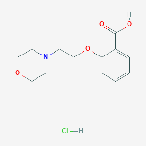 molecular formula C13H18ClNO4 B1421109 2-(2-吗啉-4-基乙氧基)苯甲酸盐酸盐 CAS No. 856789-38-3