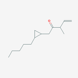 3-Methyl-1-(2-pentylcyclopropyl)pent-4-EN-2-one