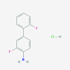 B1421110 2',3-Difluoro[1,1'-biphenyl]-4-ylamine hydrochloride CAS No. 1185295-11-7