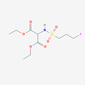 Diethyl [(3-iodopropane-1-sulfonyl)amino]propanedioate