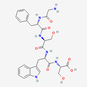 Glycyl-L-phenylalanyl-L-seryl-L-tryptophyl-L-serine