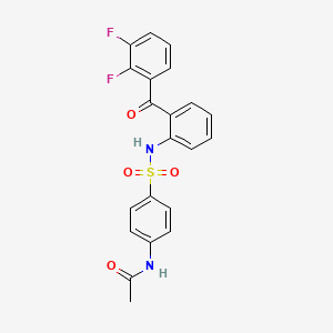 N-(4-{[2-(2,3-Difluorobenzoyl)phenyl]sulfamoyl}phenyl)acetamide