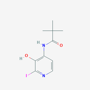 B1421117 N-(3-Hydroxy-2-iodopyridin-4-yl)pivalamide CAS No. 1142192-39-9