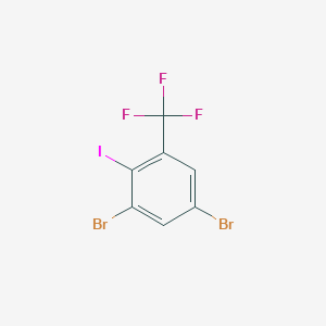 B1421122 3,5-Dibromo-2-iodobenzotrifluoride CAS No. 1027512-22-6
