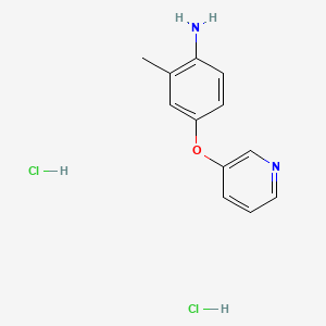 B1421123 2-Methyl-4-(3-pyridinyloxy)aniline dihydrochloride CAS No. 1185302-52-6