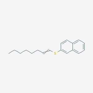 2-[(Oct-1-en-1-yl)sulfanyl]naphthalene