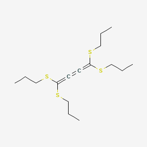 Tetrakis(propylsulfanyl)butatriene