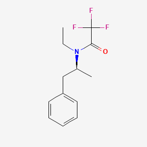 molecular formula C13H16F3NO B14211378 N-ethyl-2,2,2-trifluoro-N-[(2S)-1-phenylpropan-2-yl]acetamide CAS No. 590346-16-0