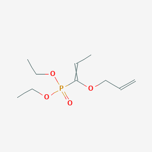 molecular formula C10H19O4P B14211428 Diethyl {1-[(prop-2-en-1-yl)oxy]prop-1-en-1-yl}phosphonate CAS No. 775344-96-2