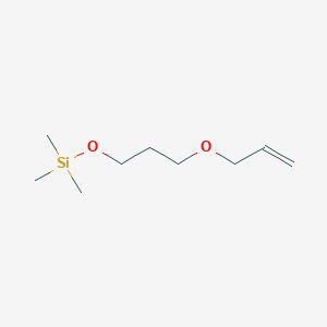 molecular formula C9H20O2Si B14211466 Trimethyl{3-[(prop-2-en-1-yl)oxy]propoxy}silane CAS No. 821017-87-2