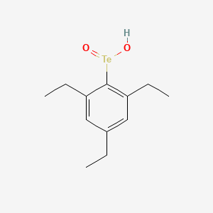 molecular formula C12H18O2Te B14211513 2,4,6-Triethylbenzene-1-tellurinic acid CAS No. 828300-75-0