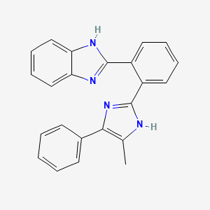 2-[2-(5-methyl-4-phenyl-1H-imidazol-2-yl)phenyl]-1H-benzimidazole