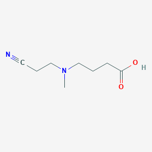 4-[(2-Cyanoethyl)(methyl)amino]butanoic acid