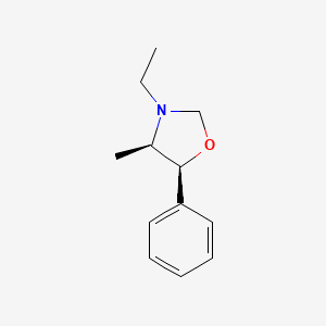 Oxazolidine, 3-ethyl-4-methyl-5-phenyl-, (4R,5S)-