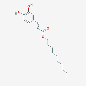 Decyl 3-(3,4-dihydroxyphenyl)prop-2-enoate