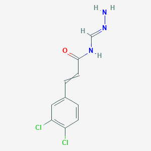 3-(3,4-dichlorophenyl)-N-[(E)-hydrazinylidenemethyl]prop-2-enamide