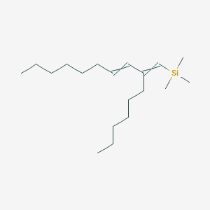 (2-Hexyldeca-1,3-dien-1-yl)(trimethyl)silane