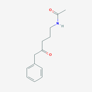 molecular formula C13H17NO2 B14211644 N-(4-Oxo-5-phenylpentyl)acetamide CAS No. 823821-72-3