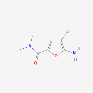 2-Furancarboxamide, 5-amino-4-chloro-N,N-dimethyl-