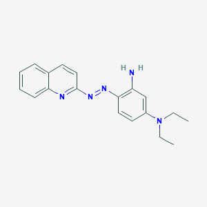 1,3-Benzenediamine, N,N-diethyl-4-(2-quinolinylazo)-