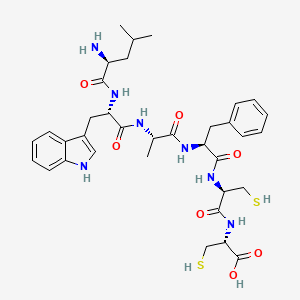 L-Cysteine, L-leucyl-L-tryptophyl-L-alanyl-L-phenylalanyl-L-cysteinyl-