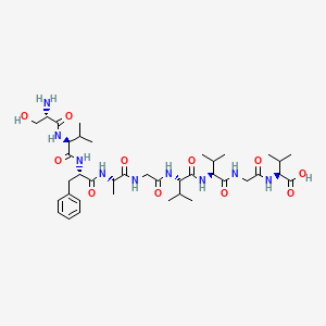 L-Seryl-L-valyl-L-phenylalanyl-L-alanylglycyl-L-valyl-L-valylglycyl-L-valine