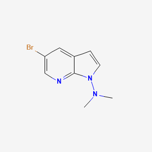 1H-Pyrrolo[2,3-b]pyridin-1-amine, 5-bromo-N,N-dimethyl-