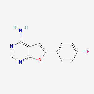 6-(4-Fluorophenyl)furo[2,3-D]pyrimidin-4-amine