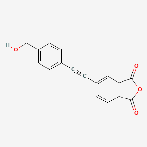 1,3-Isobenzofurandione, 5-[[4-(hydroxymethyl)phenyl]ethynyl]-