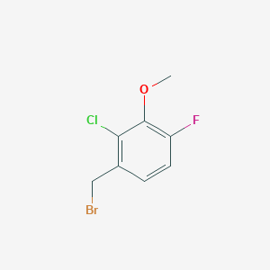 B1421192 2-Chloro-4-fluoro-3-methoxybenzyl bromide CAS No. 1171917-24-0