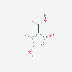 5-Hydroxy-3-[(1S)-1-hydroxyethyl]-4-methylfuran-2(5H)-one