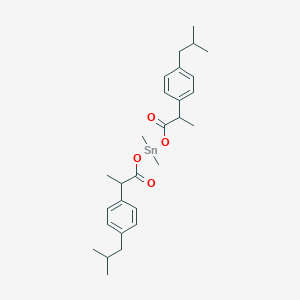 Dimethylbis({2-[4-(2-methylpropyl)phenyl]propanoyl}oxy)stannane