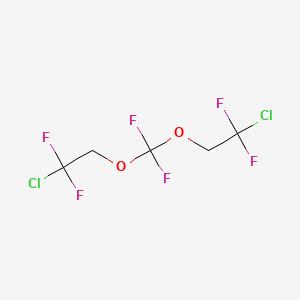 Ethane, 1,1'-[(difluoromethylene)bis(oxy)]bis[2-chloro-2,2-difluoro-