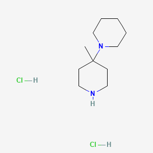 molecular formula C11H24Cl2N2 B1421198 4'-甲基-[1,4']联哌啶二盐酸盐 CAS No. 3543-23-5