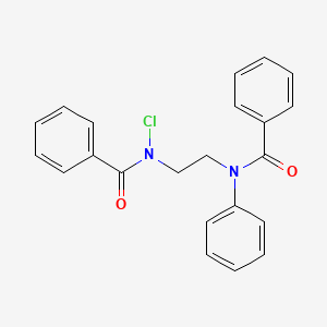 N-{2-[Benzoyl(chloro)amino]ethyl}-N-phenylbenzamide