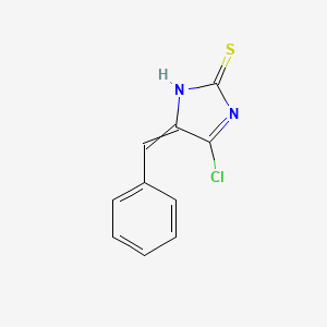 2H-Imidazole-2-thione, 4-chloro-1,5-dihydro-5-(phenylmethylene)-