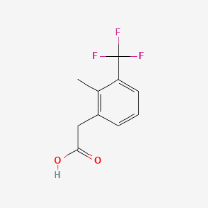 molecular formula C10H9F3O2 B1421203 2-甲基-3-(三氟甲基)苯基乙酸 CAS No. 1000546-18-8