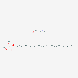 2-(Methylamino)ethanol;octadecyl dihydrogen phosphate