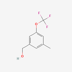 B1421205 3-Methyl-5-(trifluoromethoxy)benzyl alcohol CAS No. 916420-54-7