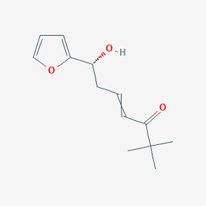 (7R)-7-(furan-2-yl)-7-hydroxy-2,2-dimethylhept-4-en-3-one